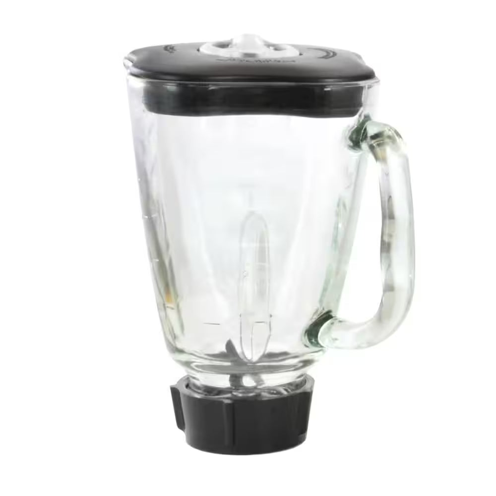 The Better Chef 6 piece Complete 59 Oz Square Blender Glass Jar Replacement Kit